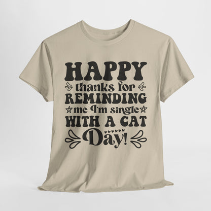Cattitude Cat T-Shirt - Minimalist Sassy Line Art Tee
