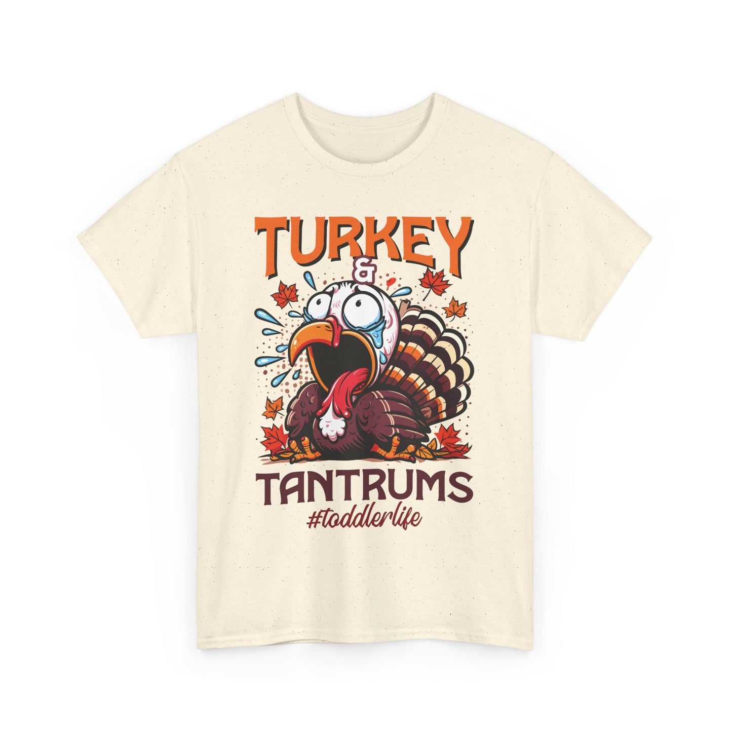 Turkey and Tantrums T-Shirt - Funny Thanksgiving Toddler Life Tee