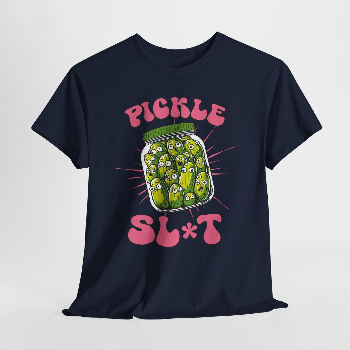Pickle Lover Funny Shirt - Spicy Pickle Jar Graphic Tee for Women, Sarcastic Adult Humor Gift, Foodie Party T-Shirt