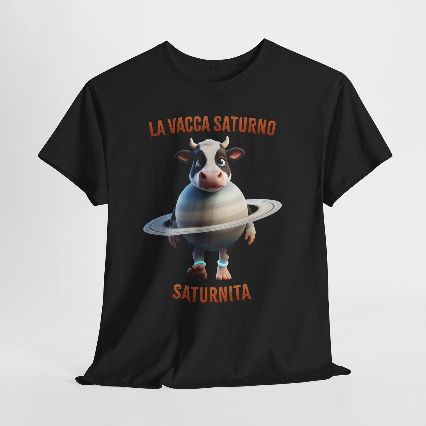 La Vacca Saturno Shirt – Cute Saturn Cow Funny Space Meme Tee