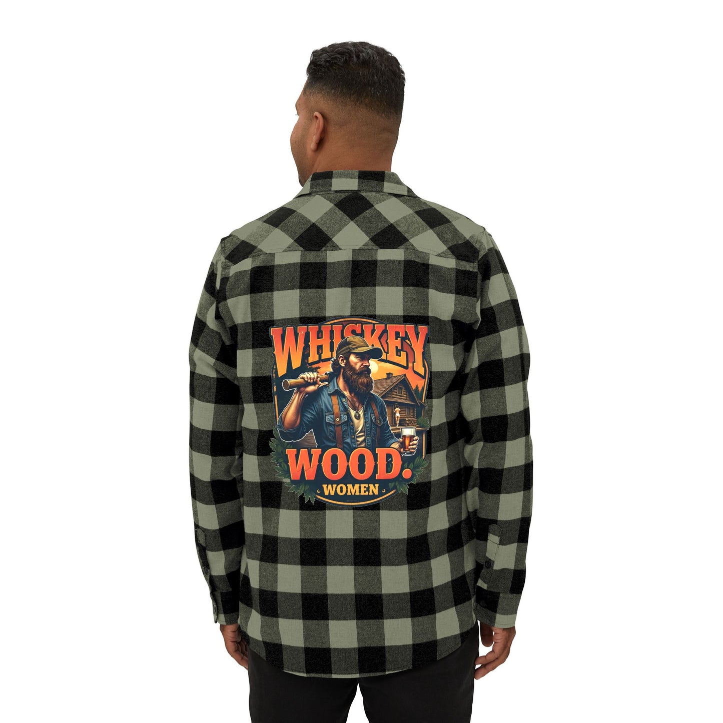 Whiskey. Wood. Women. - Vintage Redneck Country Shirt for Lumberjack Lovers & Whiskey Drinkers