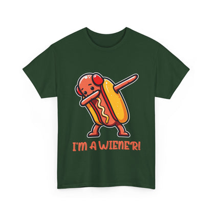 I'm a Wiener Hot Dog T-Shirt - Funny BBQ Pun Kawaii Tee