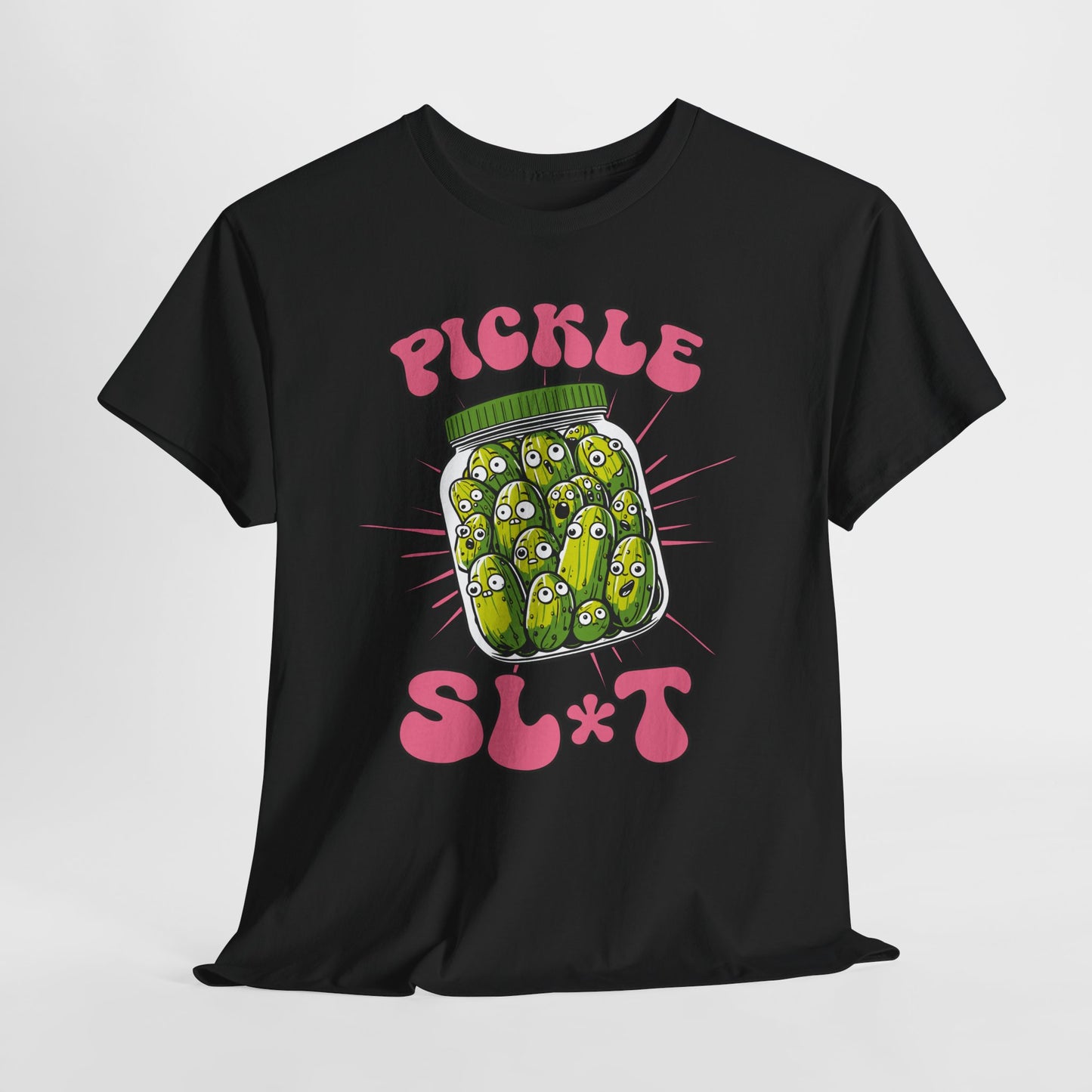 Pickle Lover Funny Shirt - Spicy Pickle Jar Graphic Tee for Women, Sarcastic Adult Humor Gift, Foodie Party T-Shirt