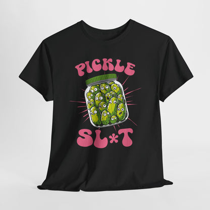 Pickle Lover Funny Shirt - Spicy Pickle Jar Graphic Tee for Women, Sarcastic Adult Humor Gift, Foodie Party T-Shirt