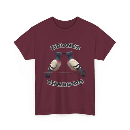Drohnen laden Shirt - Lustiges Taubenkamera-Meme-T-Shirt