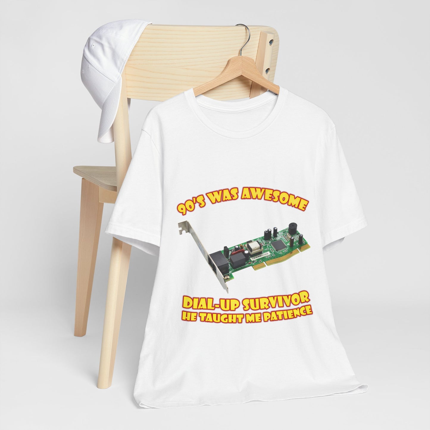 Koszulka Dial-Up Survivor - Nauczył mnie cierpliwości Modem