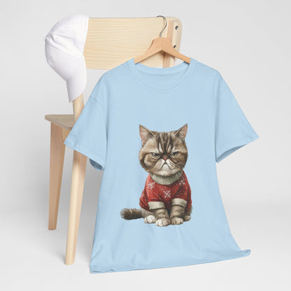 Grumpy Christmas Cat T-Shirt
