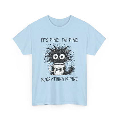 Caffeine Chaos Monster T-Shirt - Funny Coffee Tee