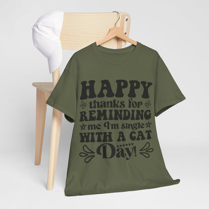 Cattitude Cat T-Shirt - Minimalist Sassy Line Art Tee