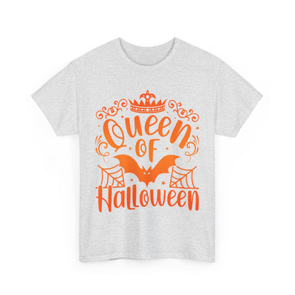 Queen of Halloween T-Shirt - Gothic Spider Web Crown Tee