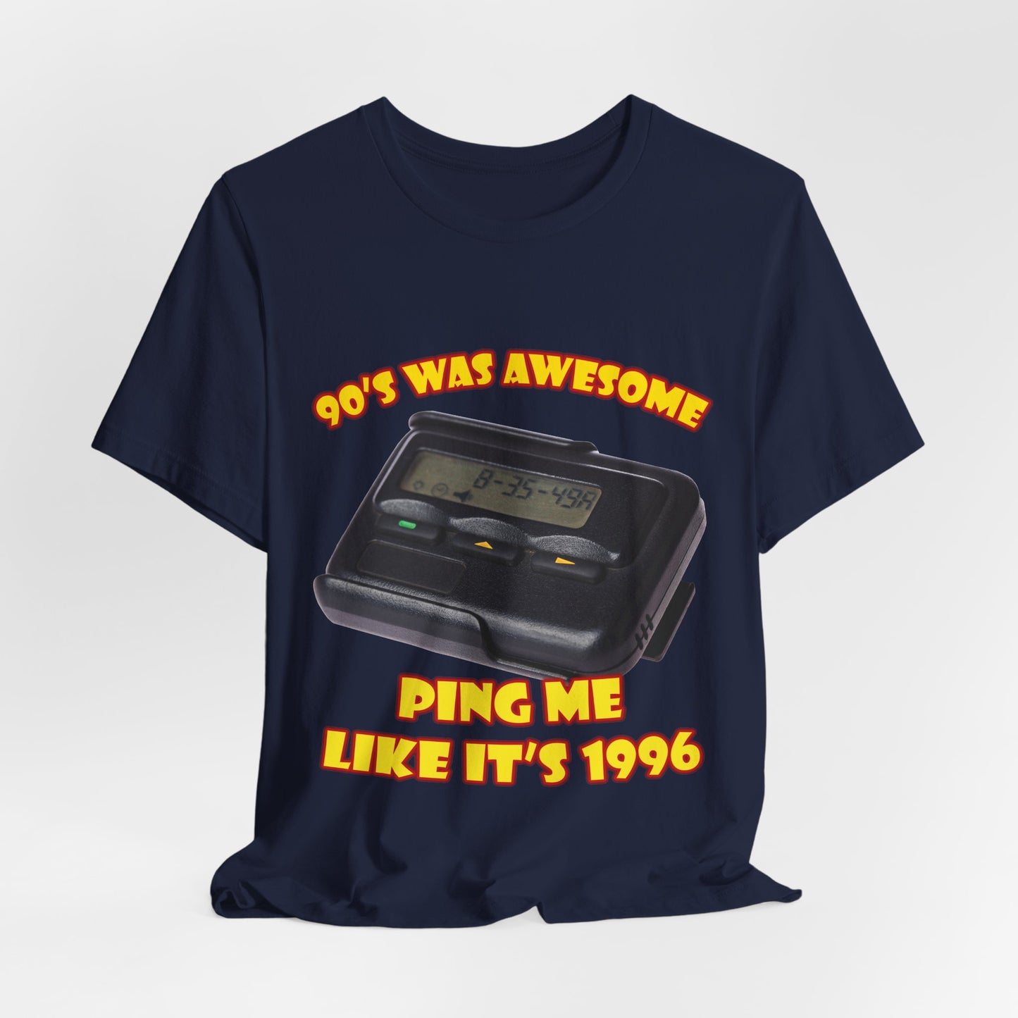 Ping Me Like It's 1996 T-Shirt - Retro Pager Tee