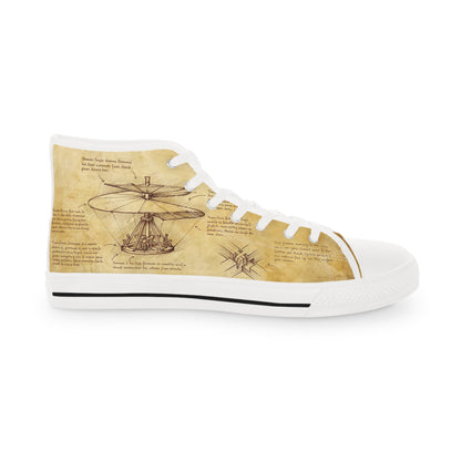 Da Vinci Herren-Sneaker – Vintage-Geschenk aus der Kunstgeschichte