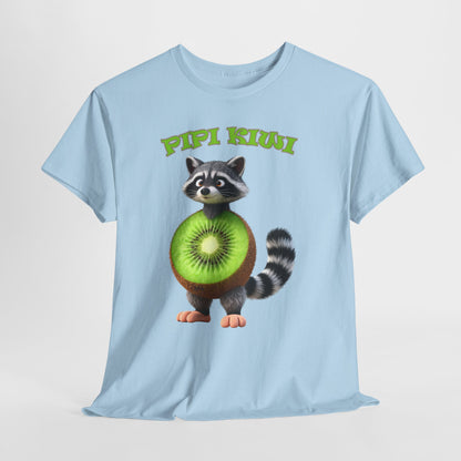 Pipi Kiwi Shirt – Funny Raccoon Fruit Mashup Tee