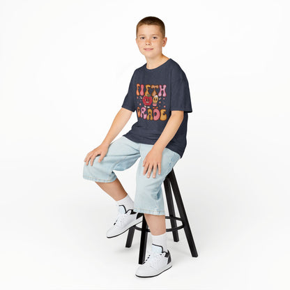 Fifth Grade Bubble Letters T-Shirt | Cute Retro Back to School Tee