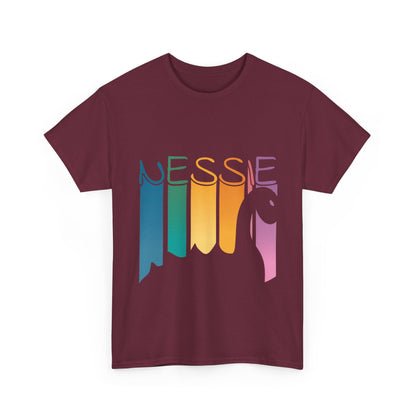 Nessie T-Shirt - Loch Ness Monster Retro Rainbow Tee