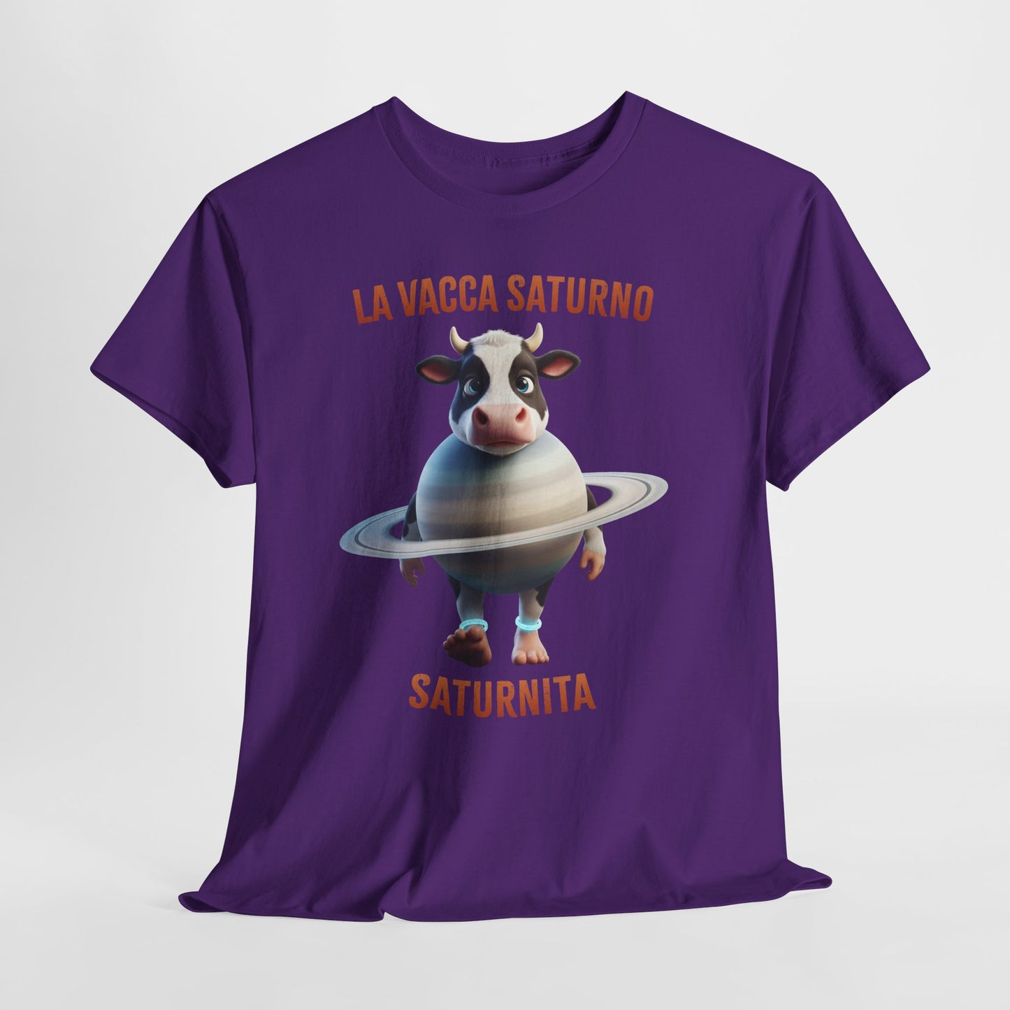 La Vacca Saturno Shirt – Cute Saturn Cow Funny Space Meme Tee