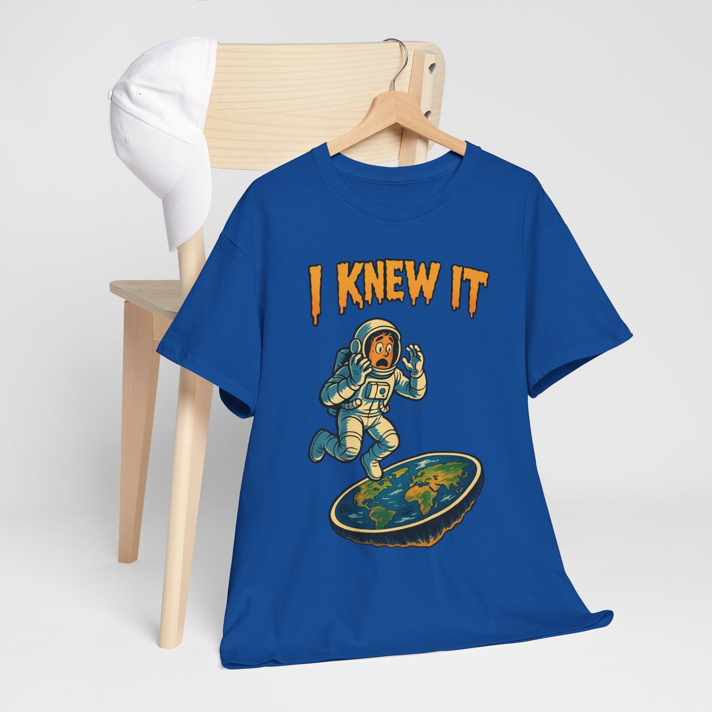 I Knew It Flat Earth Shirt - Funny Astronaut Meme Tee