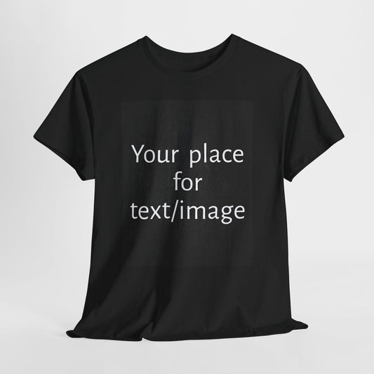 Make It Yours - Custom Front & Back T-Shirt | Personalized Tee for Photos, Text or Logos - Your Art, Your Tee
