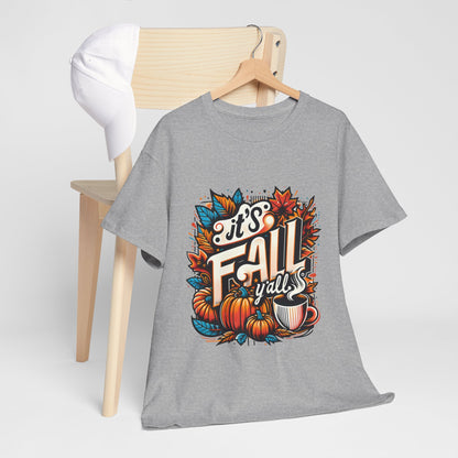 It’s Fall Y’all T-Shirt - Pumpkin Spice Autumn Coffee Lover Tee