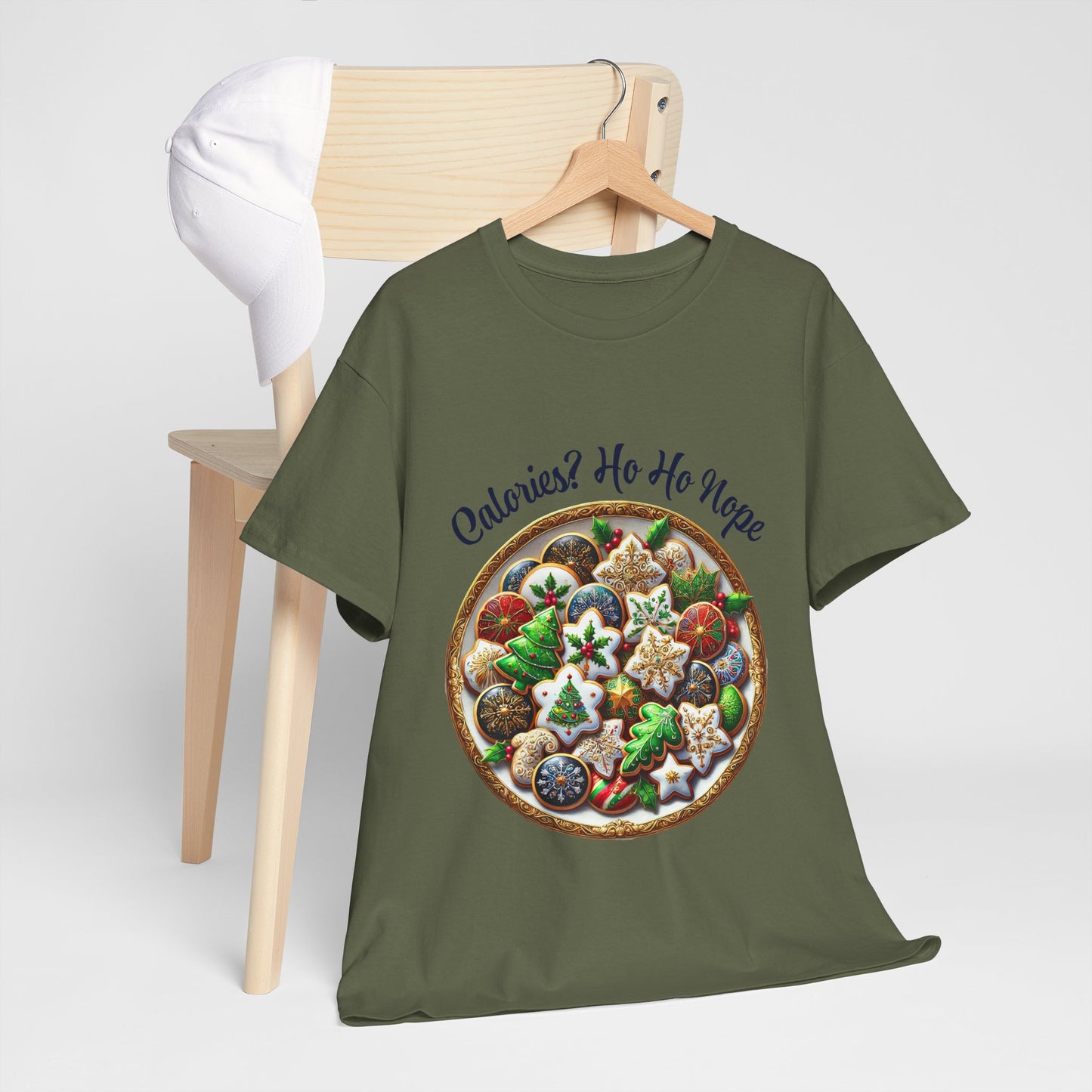 Calories? Ho Ho Nope Shirt - Funny Christmas Cookie Tee
