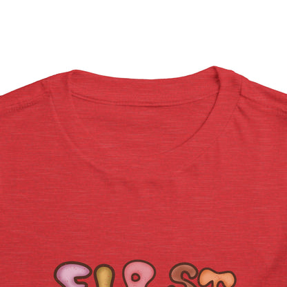 First Grade Bubble Letters T-Shirt | Cute Retro Back to School Kids Tee