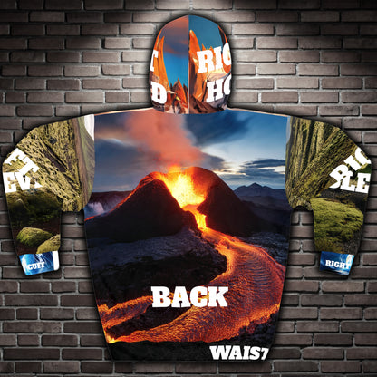 Personalisierter Hoodie mit Allover-Print und individuellem Foto oder Text