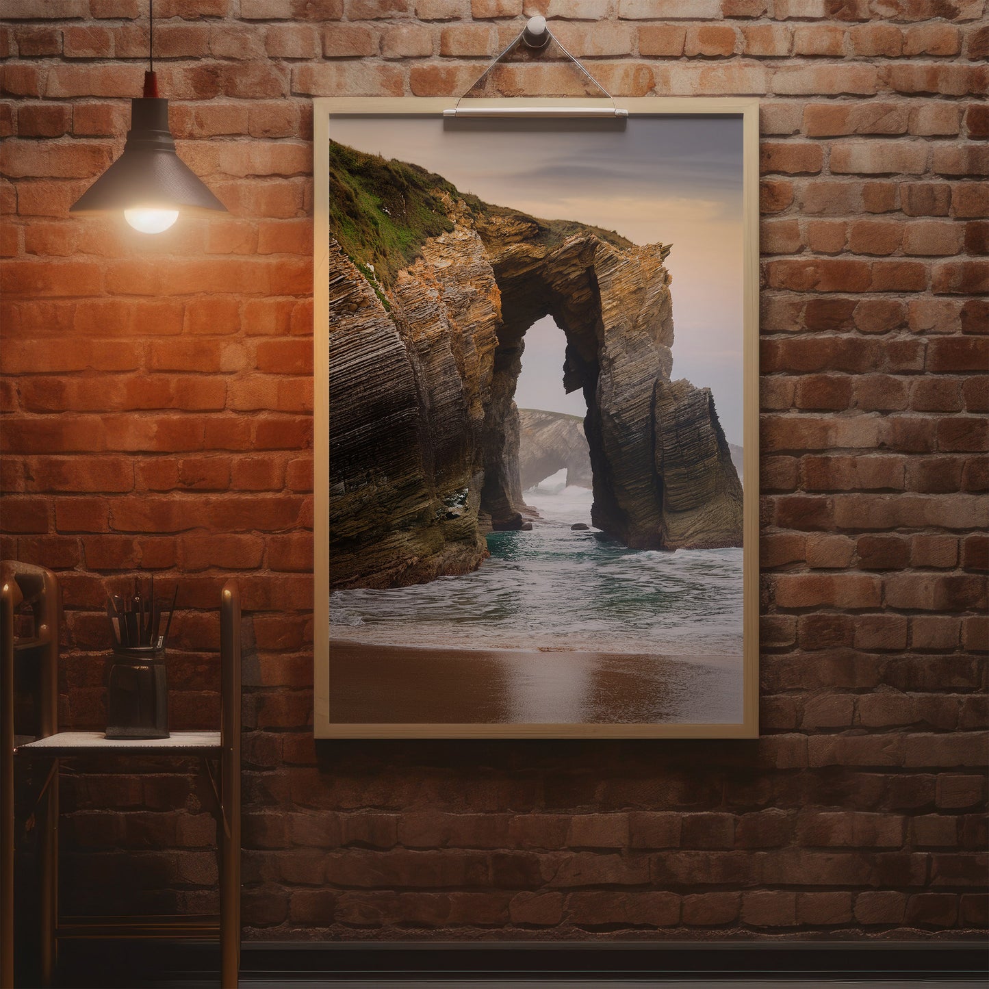 Cathedrals Beach Wall Art Set - Galicia Rock Arch Prints