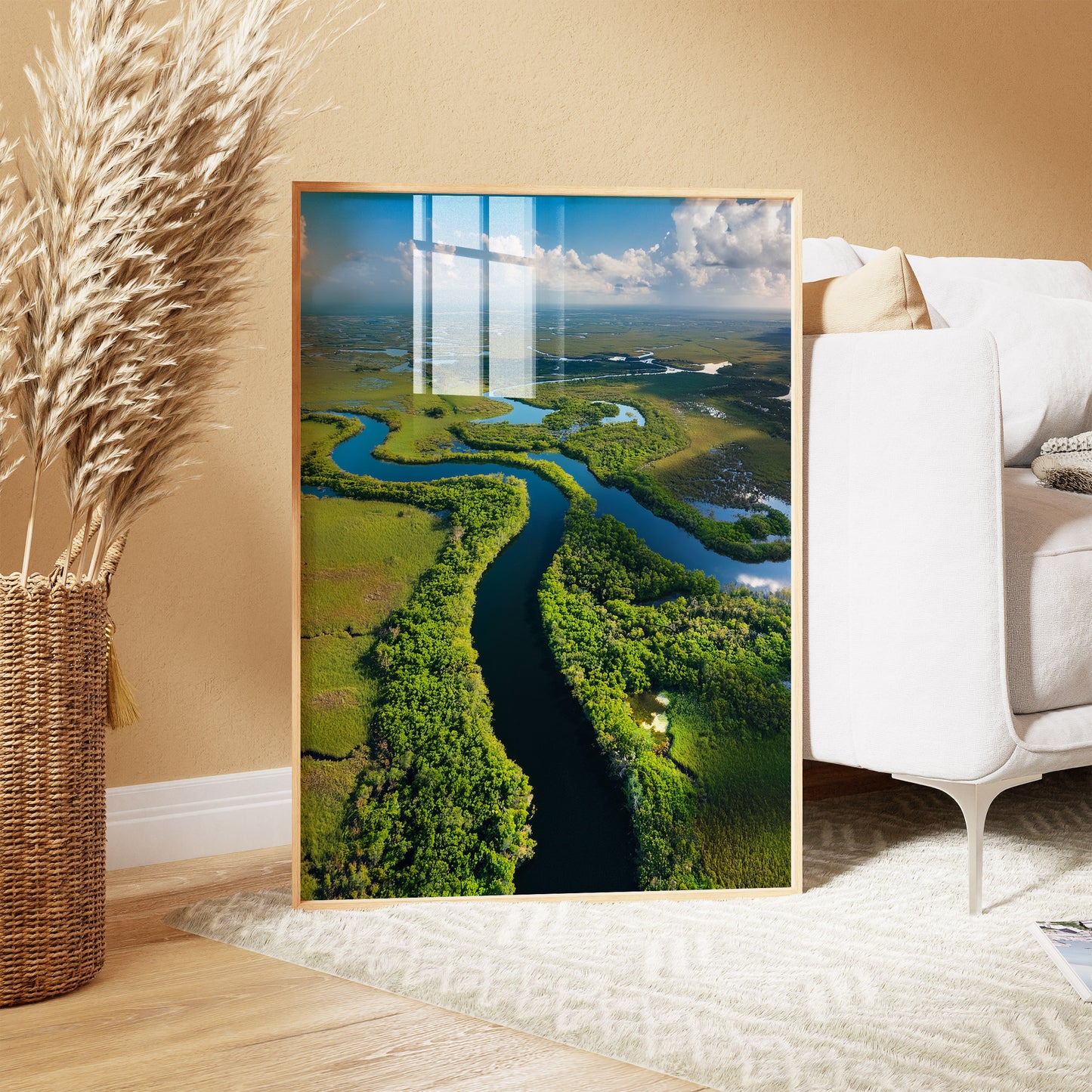 Everglades Aerial Wall Art Set - Wetlands & River Meanders