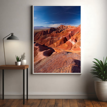 Zestaw dekoracji ściennych „Atakama Painted Hills” – Czerwone Niebo Badlands