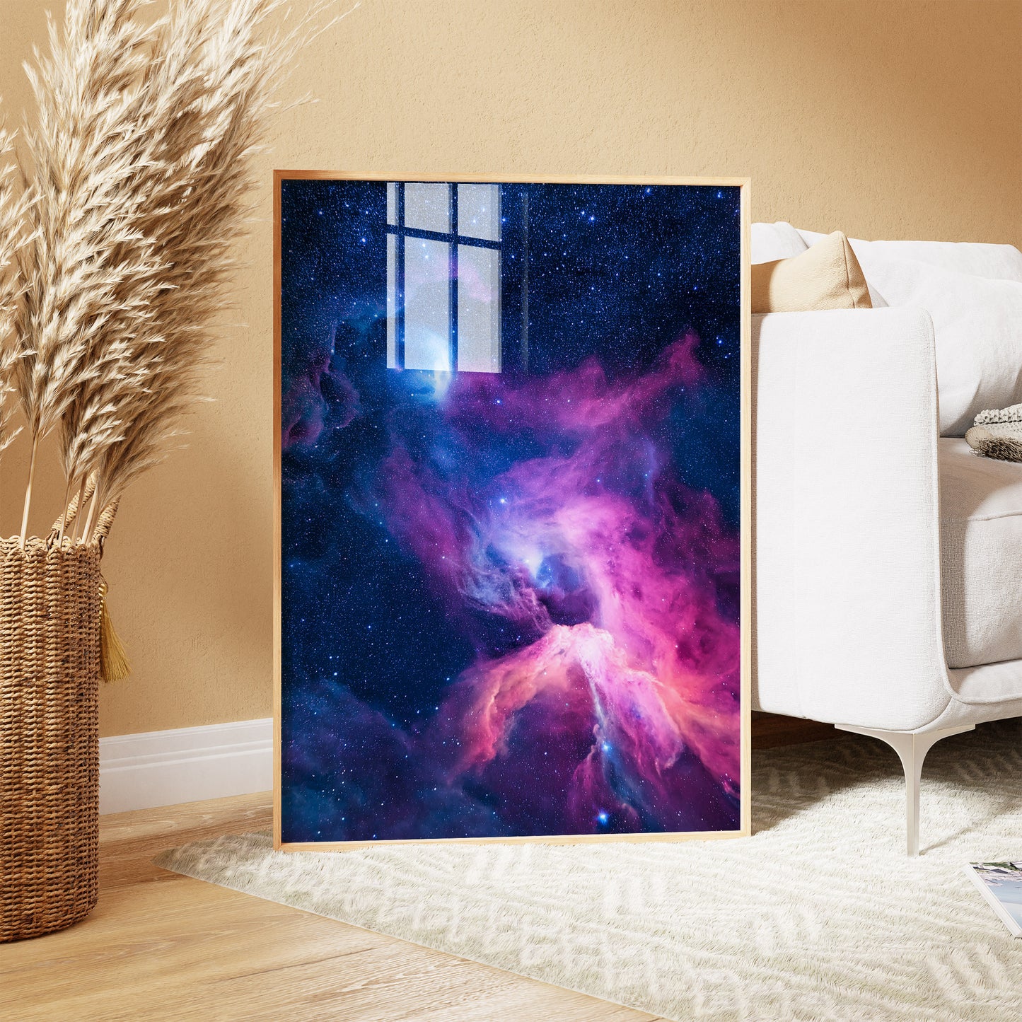 Cosmic Nebula Wall Art Set - Vibrant Deep Space Prints