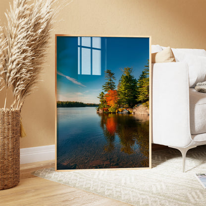 Killarney Autumn Wall Art Set - Ontario Lake & Granite Prints