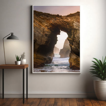 Cathedrals Beach Wall Art Set - Galicia Rock Arch Prints