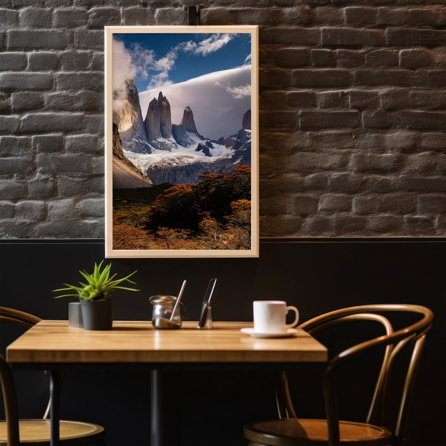 Torres del Paine Wall Art Set - Granite Spires & Glacier