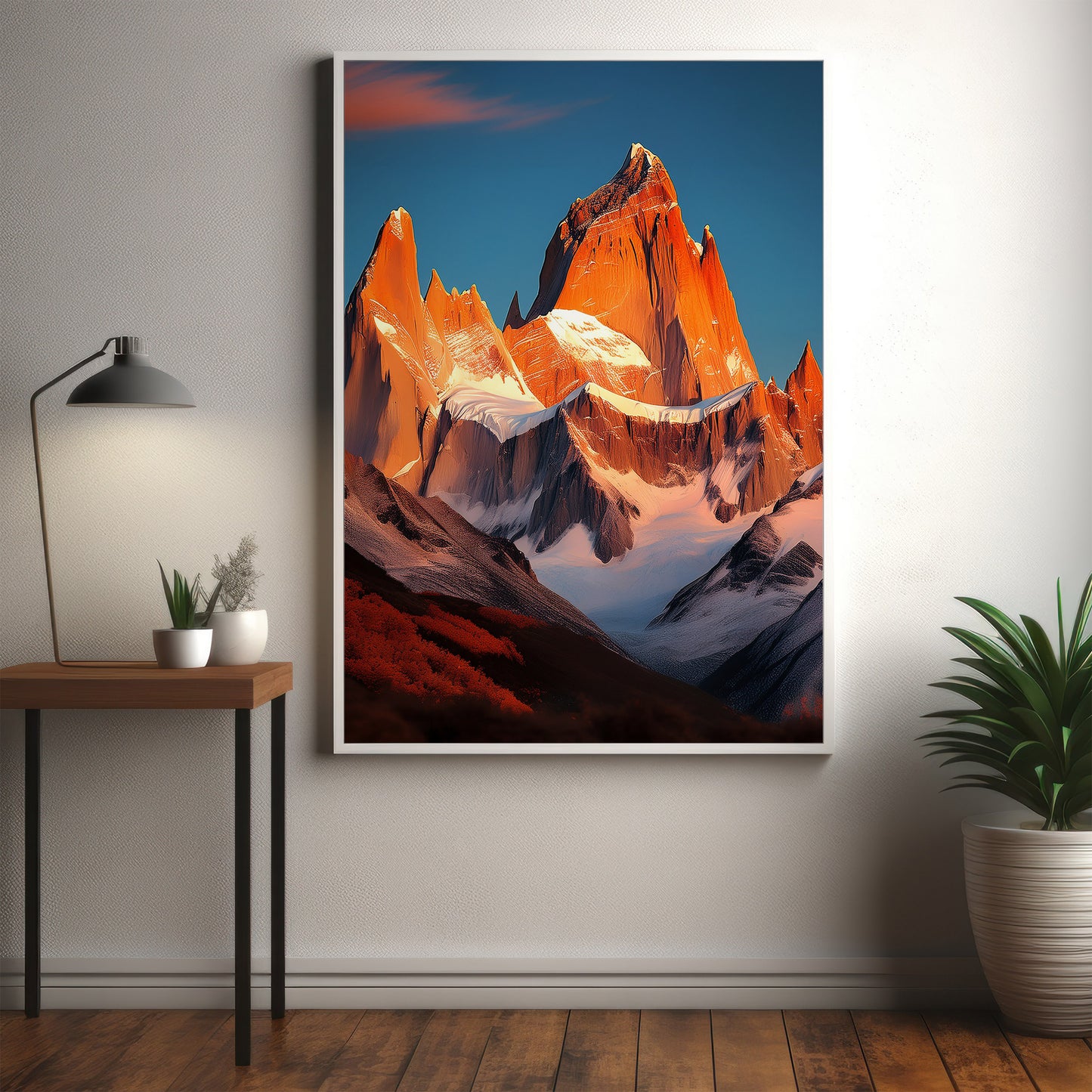 Patagonia Alpenglow Wall Art Set - Granite Mountain Sunset
