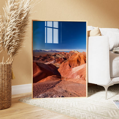 Zestaw dekoracji ściennych „Atakama Painted Hills” – Czerwone Niebo Badlands