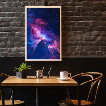 Cosmic Nebula Wall Art Set - Vibrant Deep Space Prints