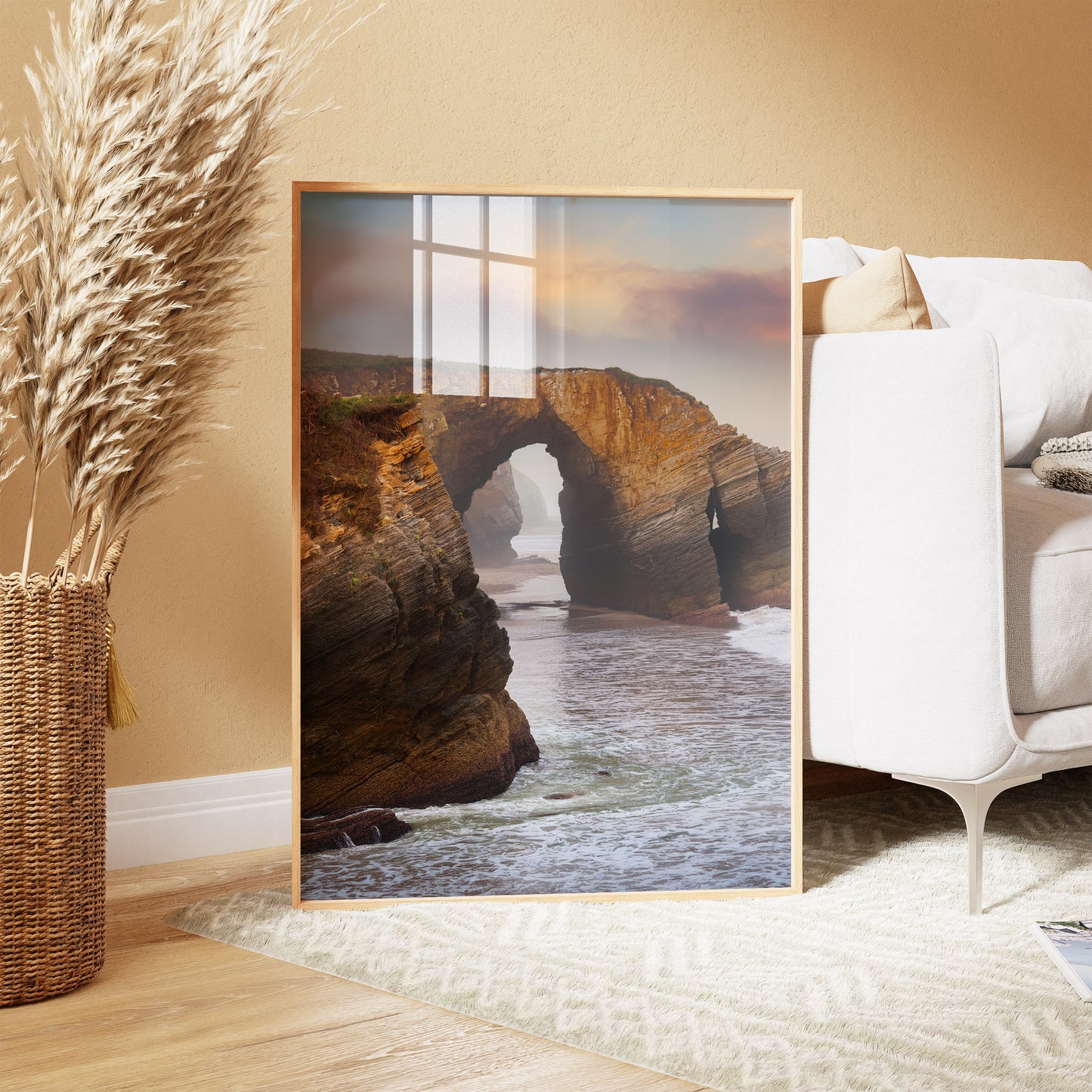 Cathedrals Beach Wall Art Set - Galicia Rock Arch Prints