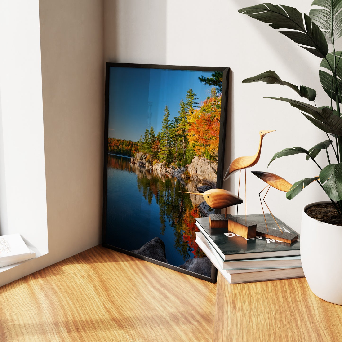 Killarney Autumn Wall Art Set - Ontario Lake & Granite Prints