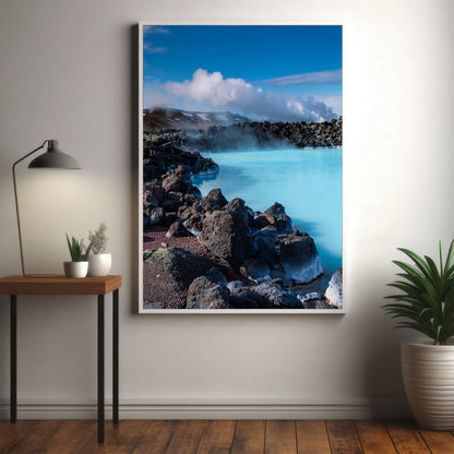 Iceland Blue Lagoon Wall Art Set - Turquoise Hot Springs