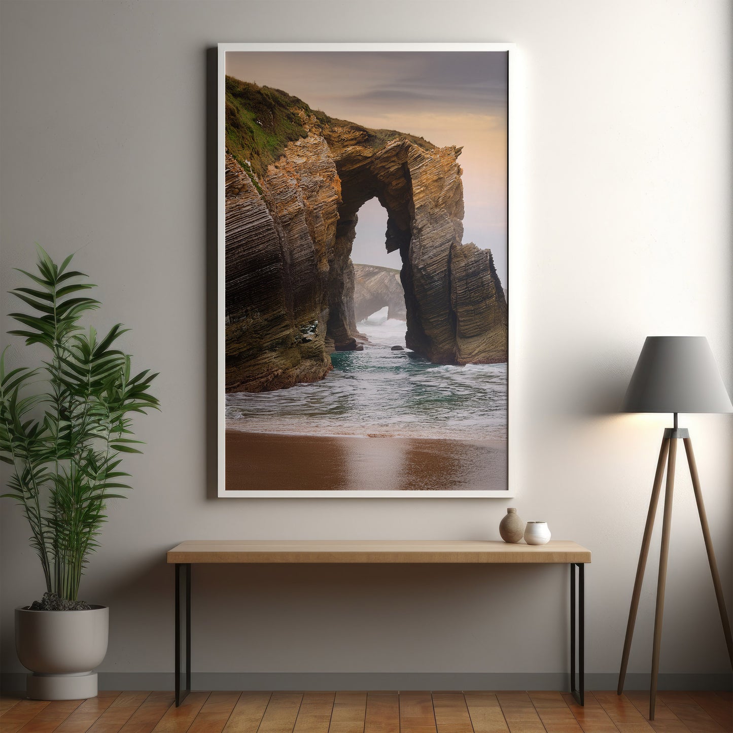 Cathedrals Beach Wall Art Set - Galicia Rock Arch Prints
