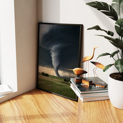 Tornado-Wandkunst-Set – Supercell Plains Storm