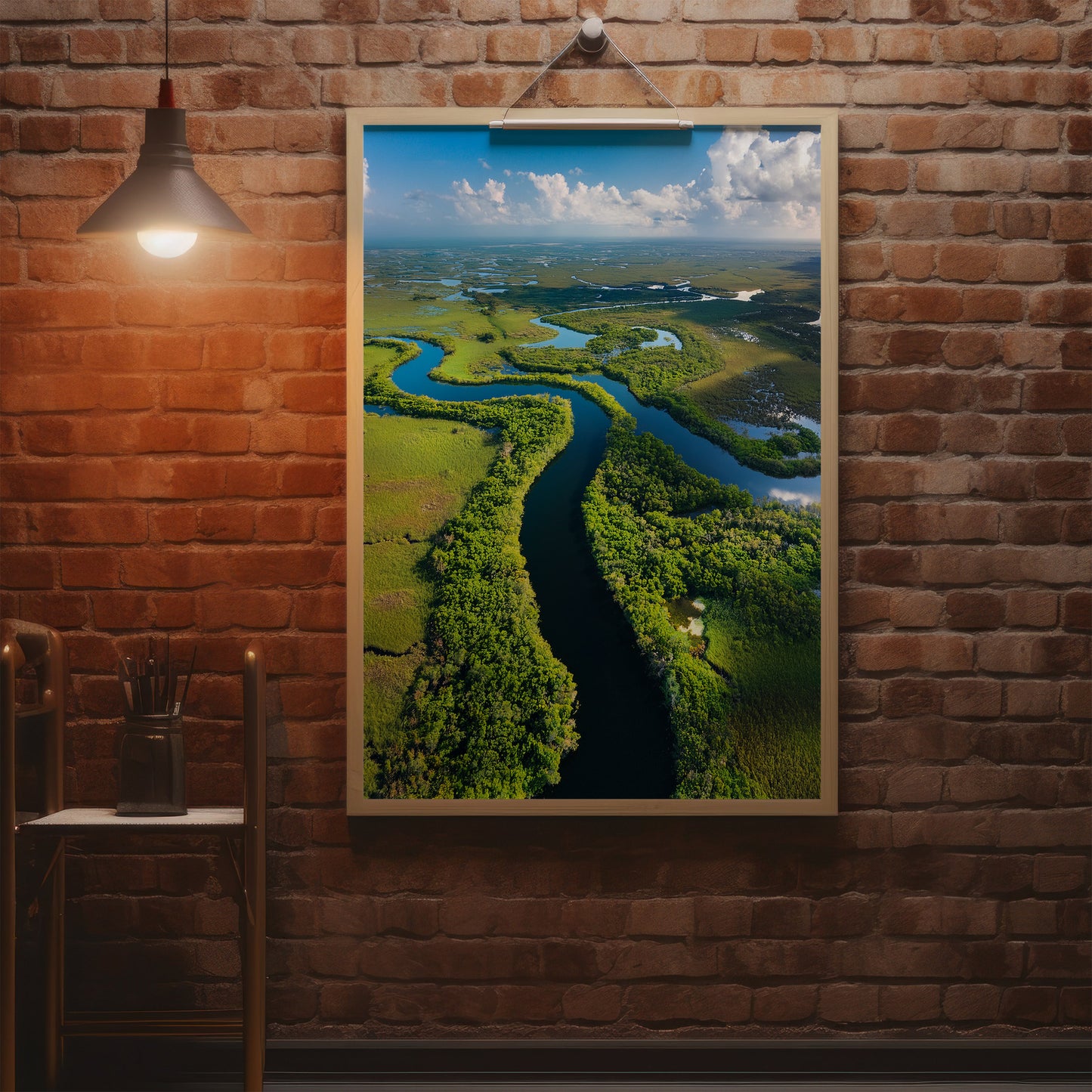 Everglades Aerial Wall Art Set - Wetlands & River Meanders
