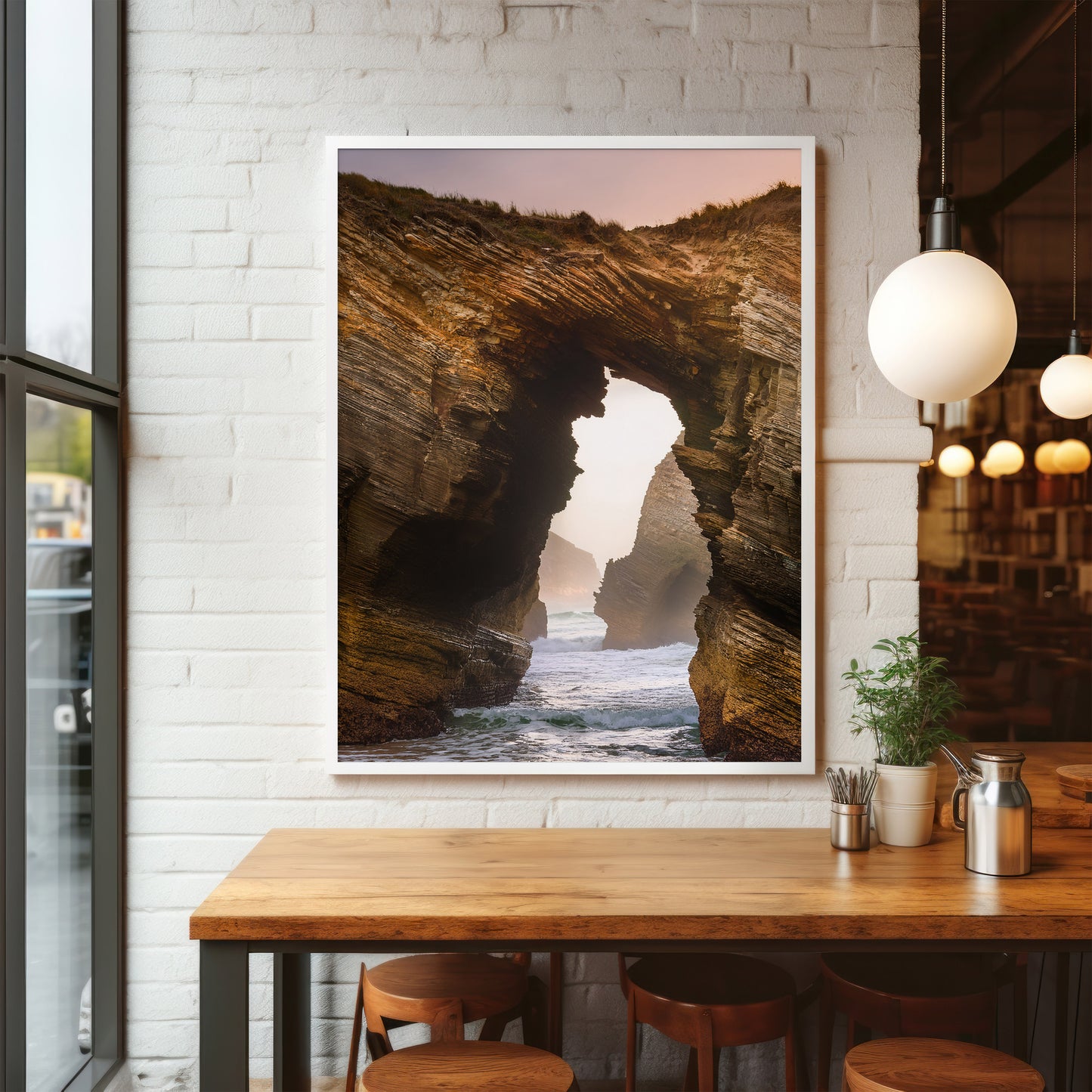 Cathedrals Beach Wall Art Set - Galicia Rock Arch Prints