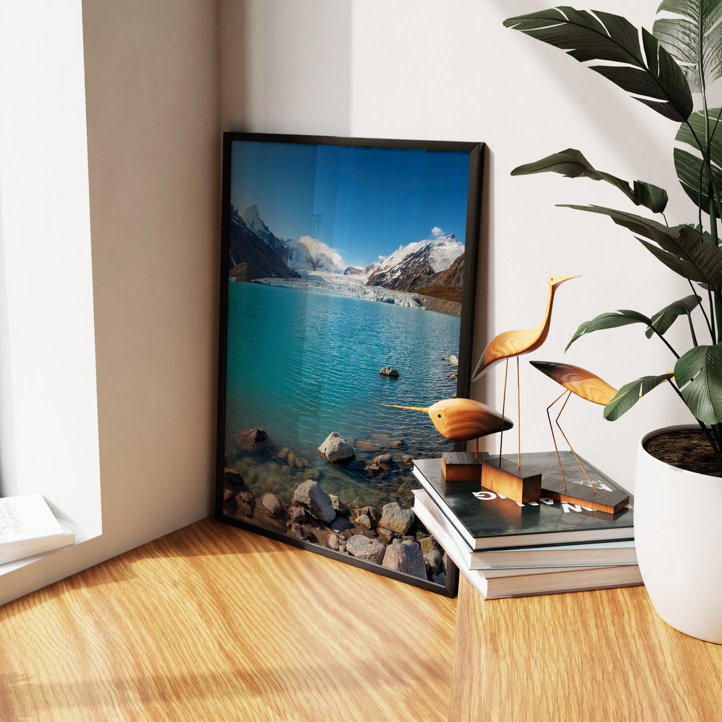 Glacier Lake Wall Art Set - Alpine Peaks & Turquoise Water