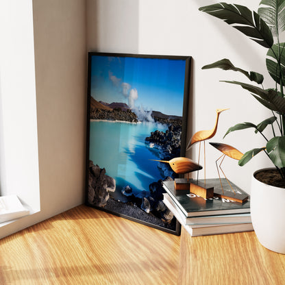 Iceland Blue Lagoon Wall Art Set - Turquoise Hot Springs
