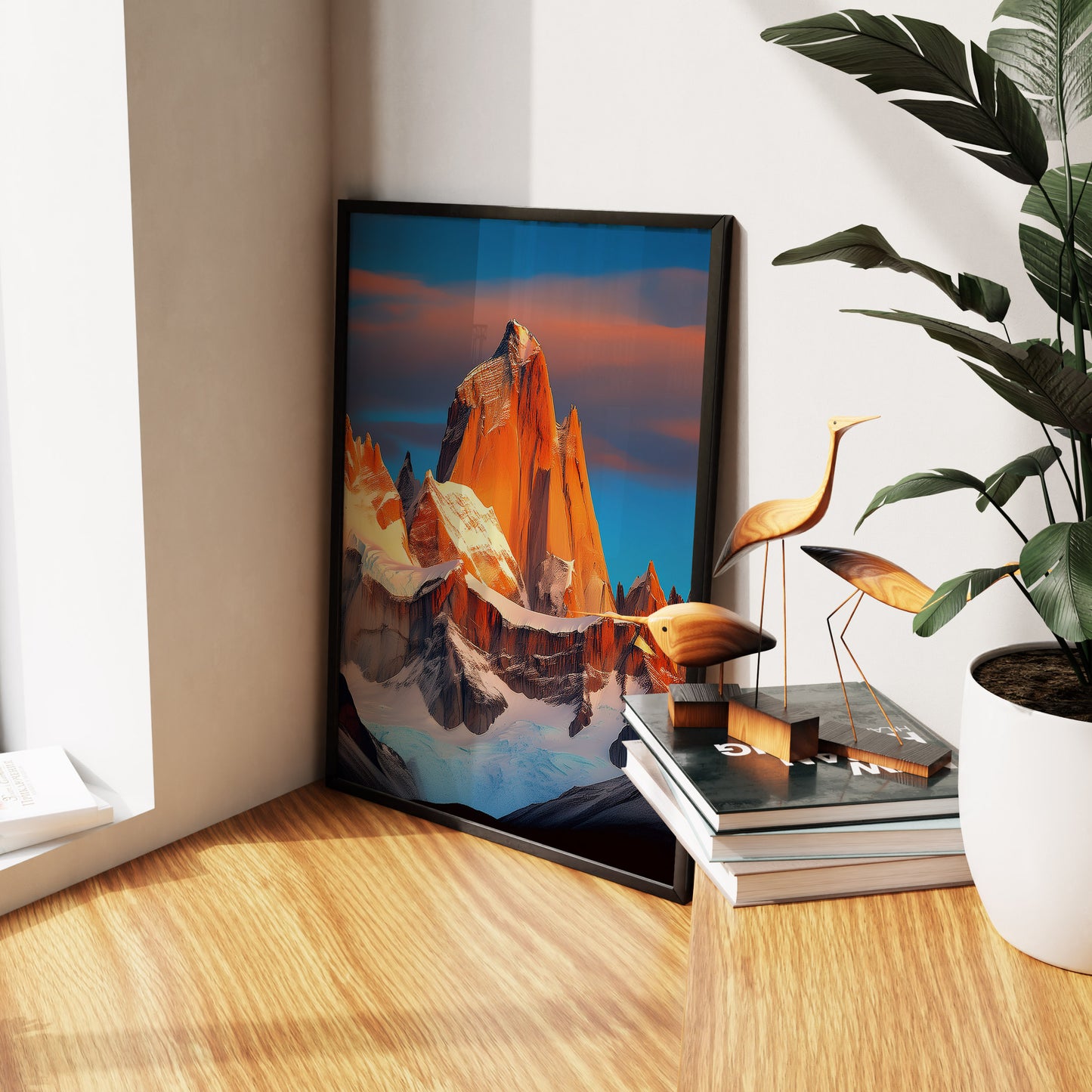 Patagonia Alpenglow Wall Art Set - Granite Mountain Sunset