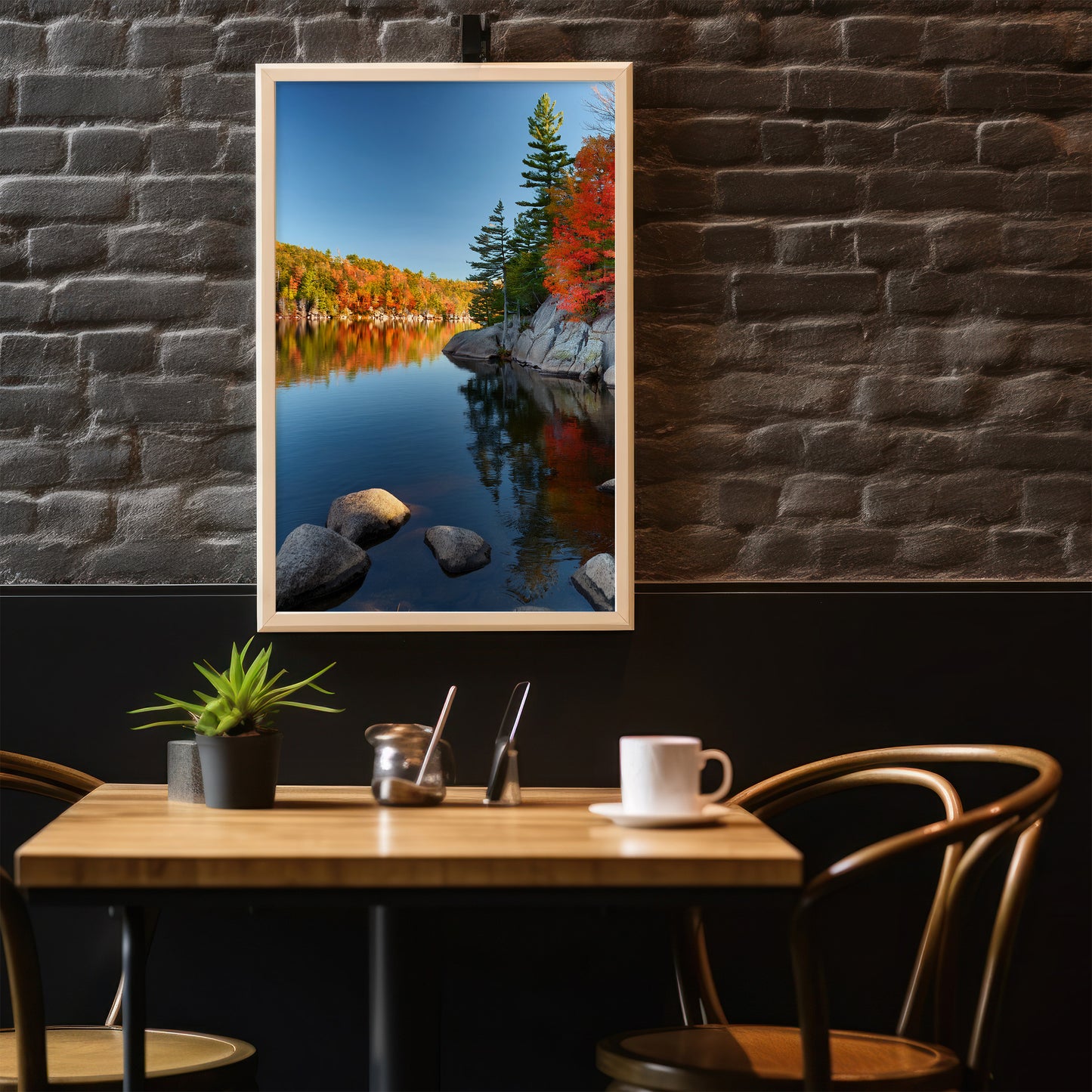 Killarney Autumn Wall Art Set - Ontario Lake & Granite Prints