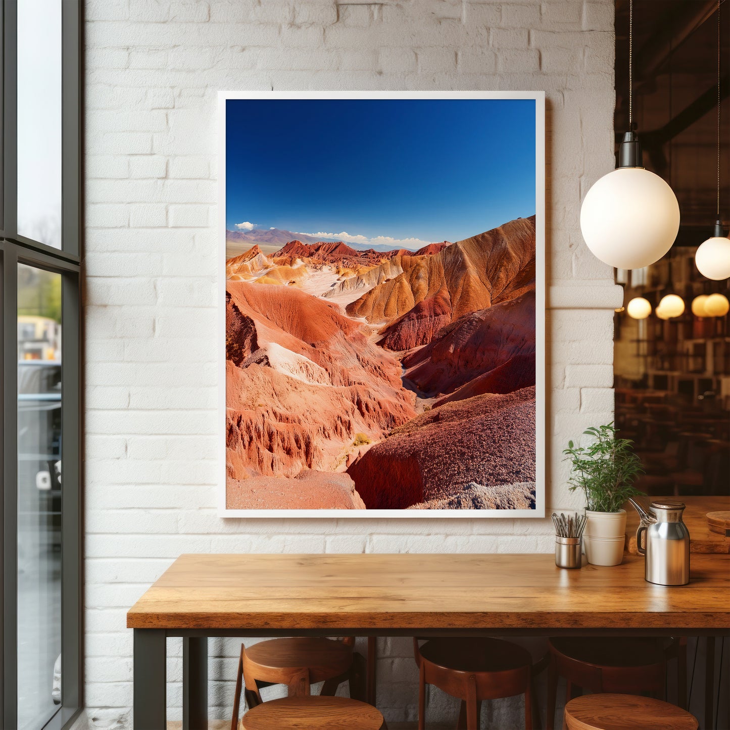 Zestaw dekoracji ściennych „Atakama Painted Hills” – Czerwone Niebo Badlands