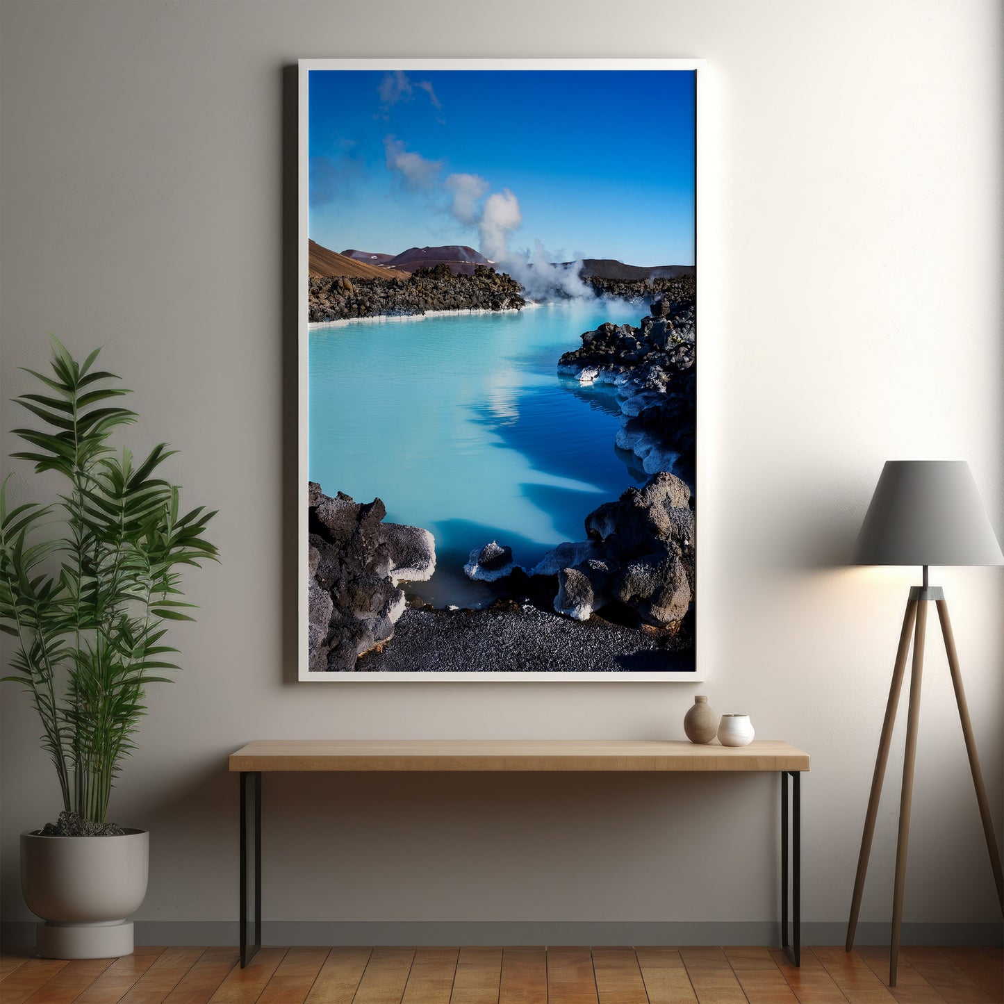 Iceland Blue Lagoon Wall Art Set - Turquoise Hot Springs