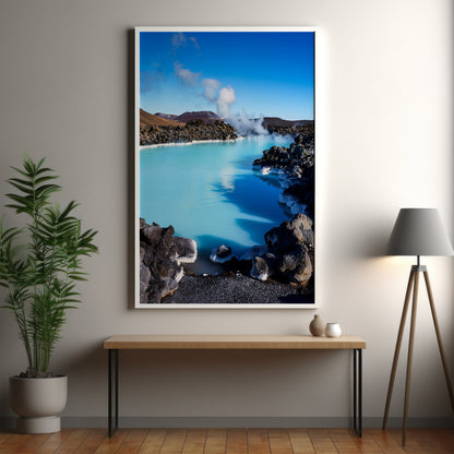 Iceland Blue Lagoon Wall Art Set - Turquoise Hot Springs